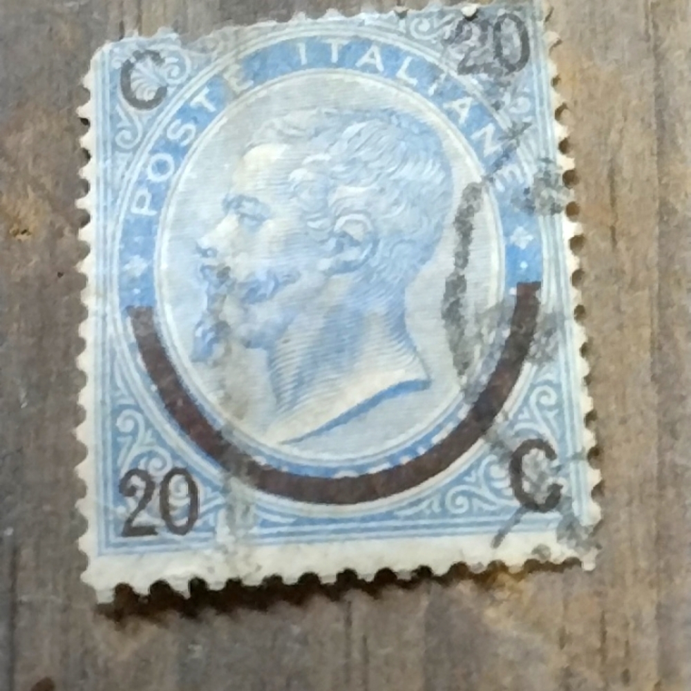 1865 King Victor stamp